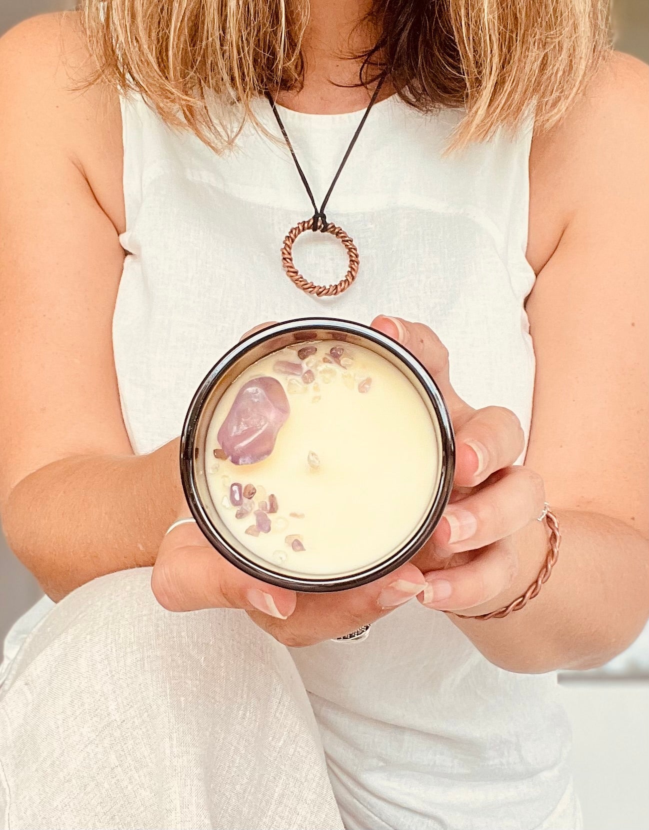 Natural Soy Aromatherapy Candle | Calm – Lavender & Citrus