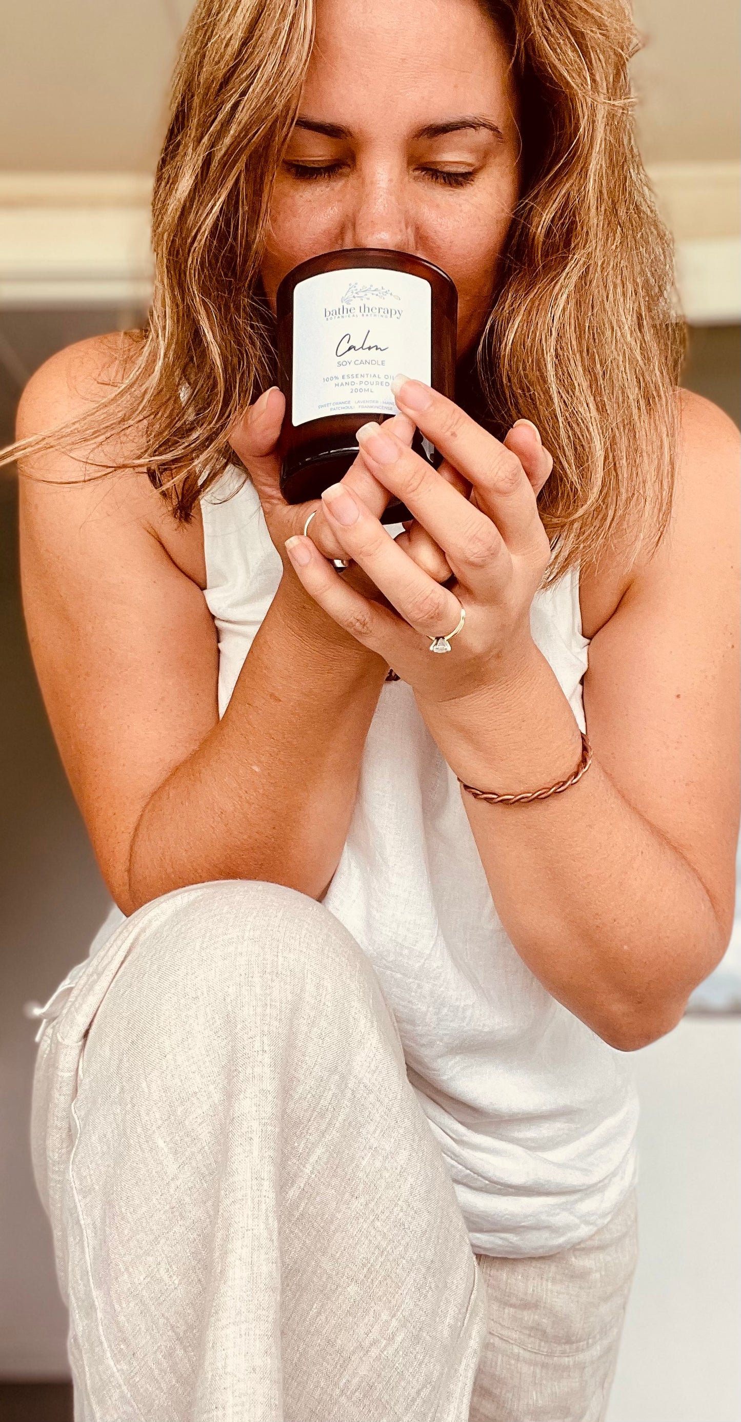 Natural Soy Aromatherapy Candle | Calm – Lavender & Citrus