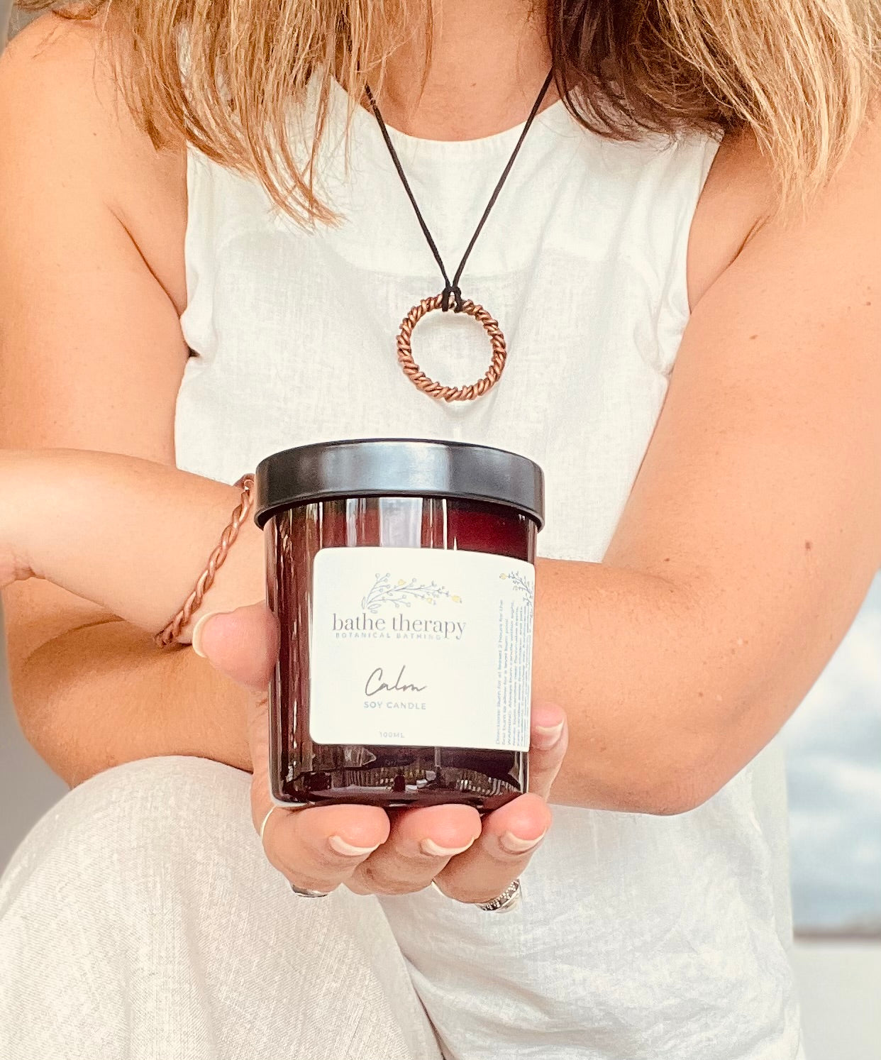Natural Soy Aromatherapy Candle | Calm – Lavender & Citrus