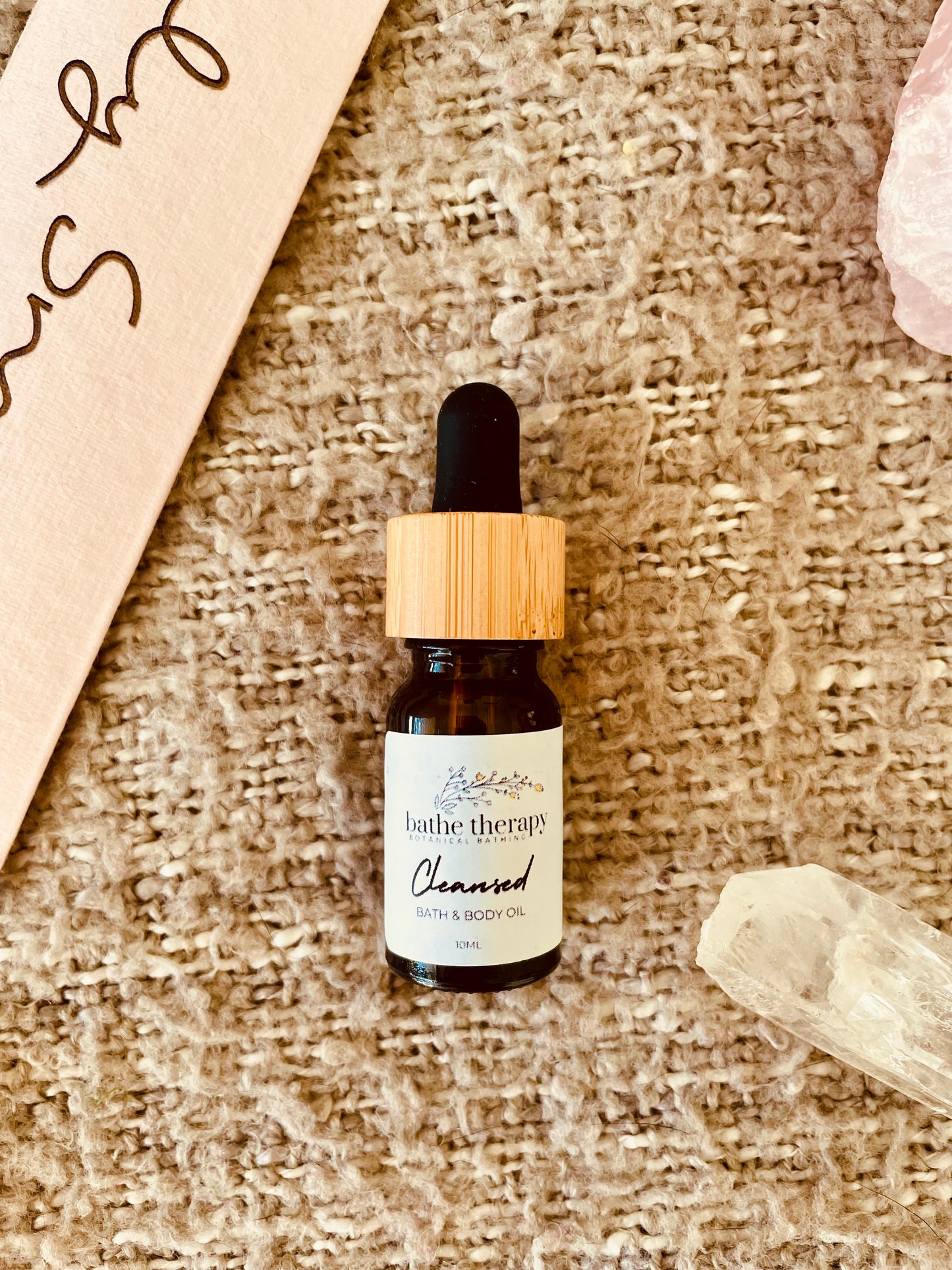 Cleansed bath and body oil