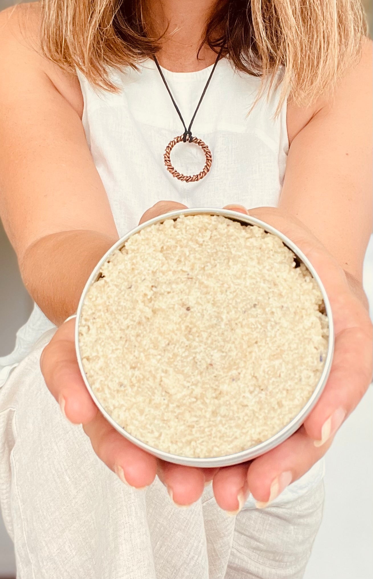 Lavender & Lemon Sugar exfoliating Body Scrub, organic skincare