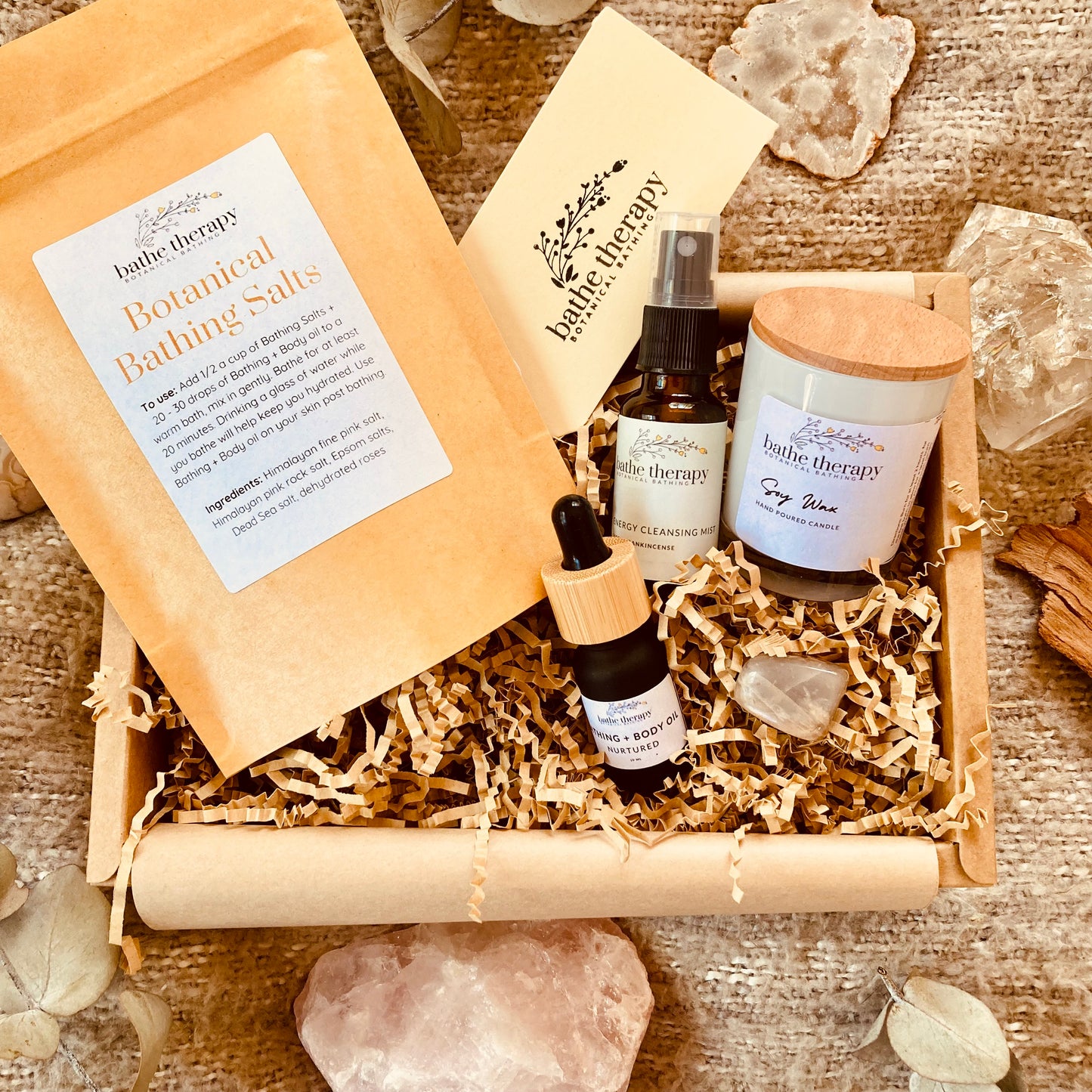 Self-Care Bath Box | Botanical Bath Salts