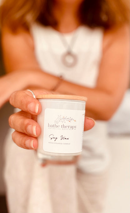 Natural Soy Candle with wooden lid