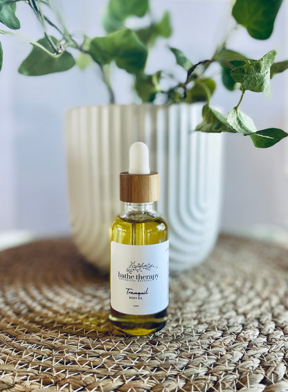 Natural Aromatherapy Body Oil from Bathe Therapy